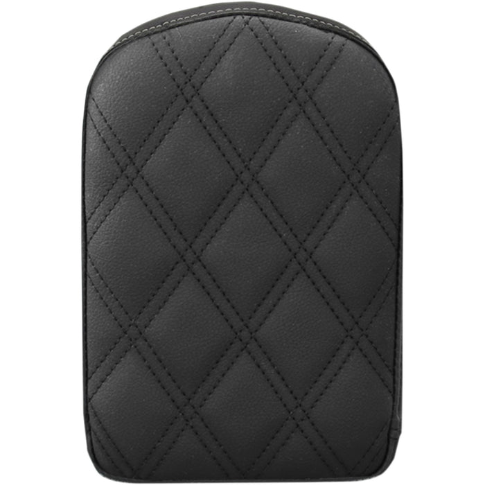 SADDLEMEN 0822-0326 041143 Sissy Bar Pad - Lattice Stitched - Black