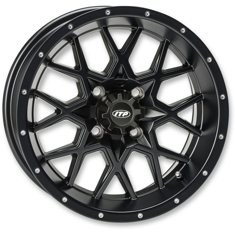 Itp Hurricane Wheel - 1421948017B For Polaris UTVs 2011-2024 | Arctic Cat Wildcat 2020-2023 | Textron Wildcat 2018-2019