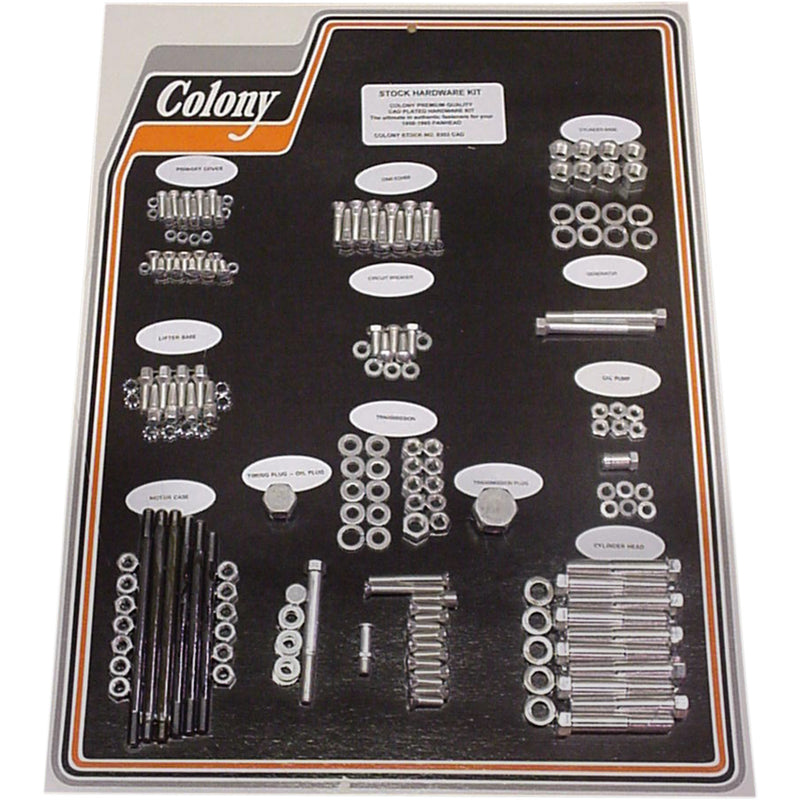 Colony Hardware Kit - 8303 CAD For Harley Touring 1958-1965