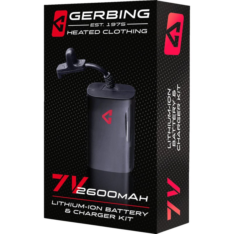 GERBING HEATED CLOTHING 2113-0973 G0720U-BAT-852-001-1 7 V Rechargeable Battery Battery - 7 V - 2600 MAH