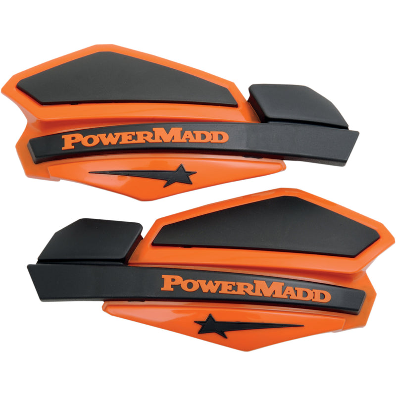 POWERMADD 14205 34205 Star Series Handguards Handguards - Orange/Black