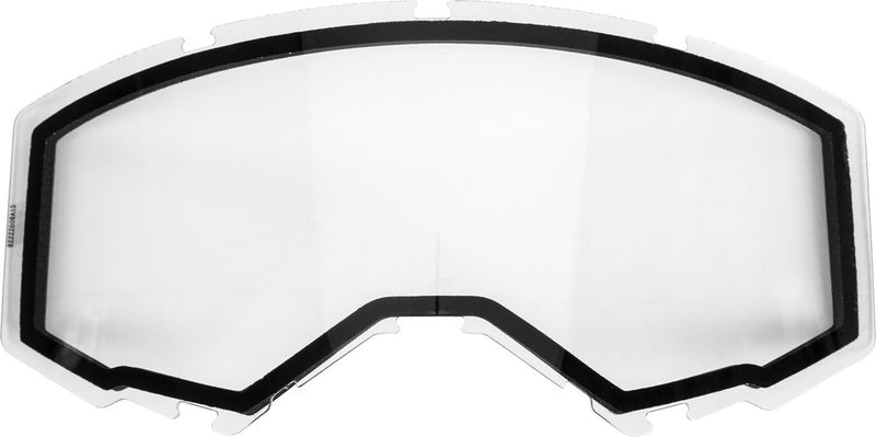 Fly Racing 37-5439 FLB-034 DUAL LENS W/O VENTS ADULT CLEAR