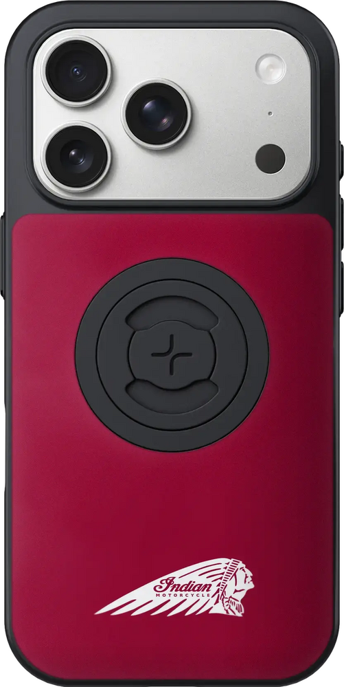 Sp Connect 194-50804 50804 INDIAN PHONE CASE W/HEADDRESS IPHONE 17 PRO RED W/LOGO
