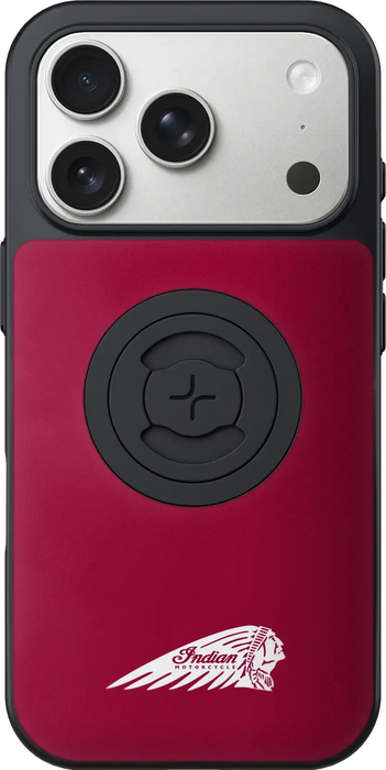 Sp Connect 194-50804 50804 INDIAN PHONE CASE W/HEADDRESS IPHONE 17 PRO RED W/LOGO