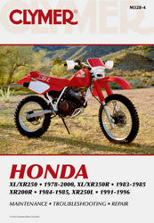 Clymer 27-M328 CM3284 REPAIR MANUAL HON XL/XR 200-350