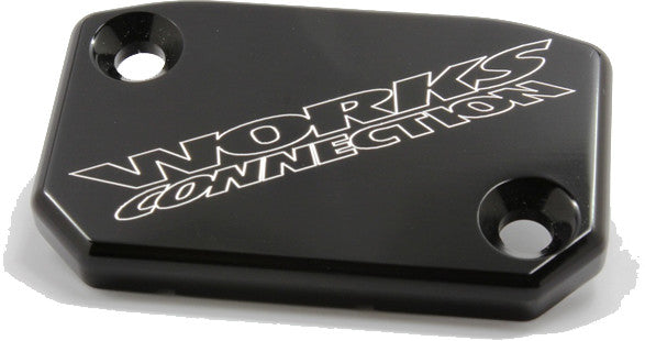 Works Front Brake Cover (black) - 21-045 For KTM Dirt Bikes 2000-2024 | Kawasaki KX 450 2024