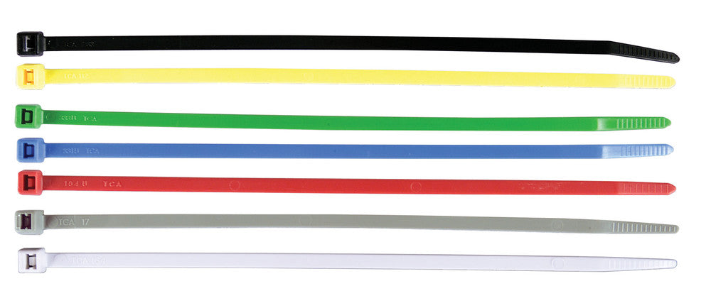 Helix 14-0307 303-4689 ASSORTED CABLE TIES WHITE 30/PK