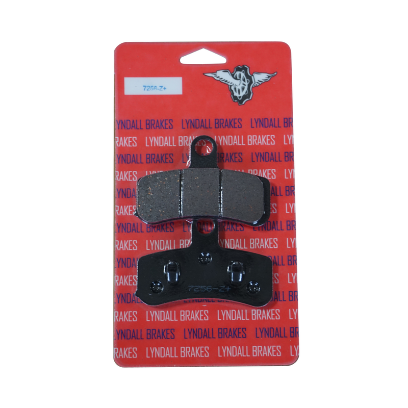Lyndall Brakes Brake PAD Front Z+ - 7256-Z+ For Harley Motorcycles 2008-2017