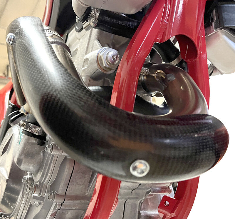 E-Line Accessories Carbon Fiber Heat Shields HUS - MHS350SXF KTM SX-F 350 / XC-F 350 2019-2022
