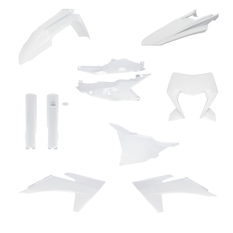 Acerbis Plastic Kit Full KTM White - 2986550002 KTM Dirt Bikes 2024-2026