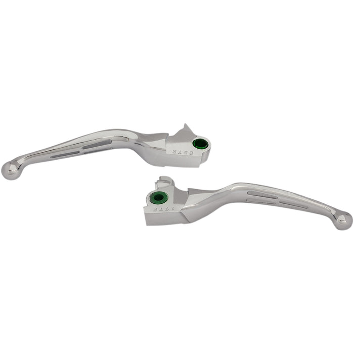 DRAG SPECIALTIES Slotted Wide Blade Lever Set Levers