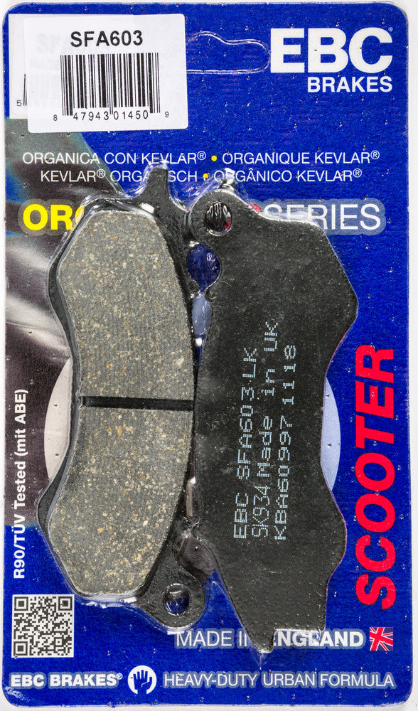 Ebc 153-603 SFA603 BRAKE PADS SFA603 ORGANIC