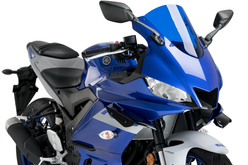 Puig Hi-Tech Parts Sport Side Spoilers Black - 3739N Yamaha R3 2019-2024