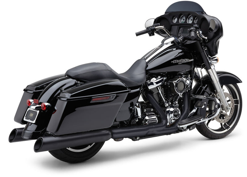 Cobra 4.5" Uppercut Slip-ON Black FLH FLT - 6289RB For Harley Touring 2017-2026