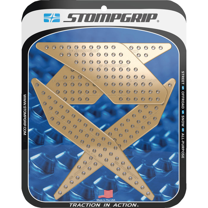 STOMPGRIP 4320-2844 55-10-0137C Volcano Profile Traction Pad Tank Grips Traction Pad Tank Grips - Volcano - Black - Z125 Pro