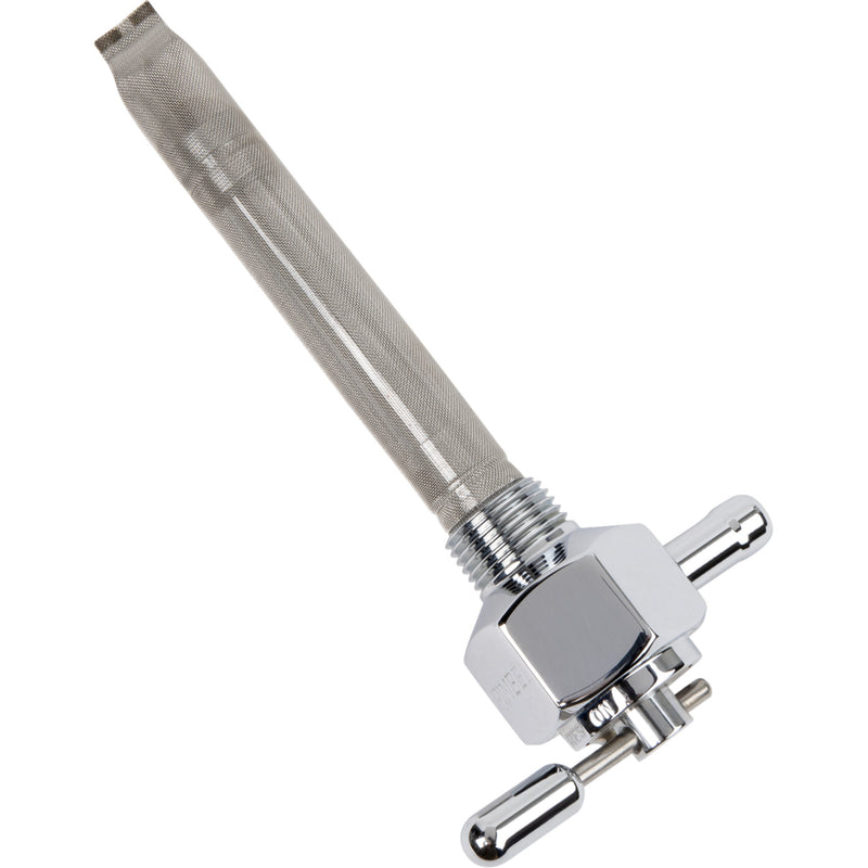 PINGEL DS-390211 6211-CH Power-Flo Fuel Valve Hex Fuel Valve - Chrome - 3/8" NPT