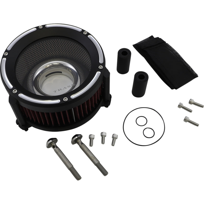 Trask Assault Charge Breather Air Cleaner - TM-1020RC For Harley Motorcycles 2008-2017