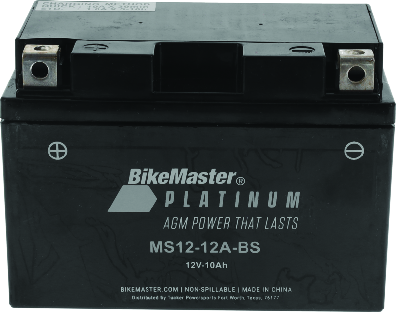 BikeMaster 780704 AGM Battery - MS12-12A-BS - Photo - Primary