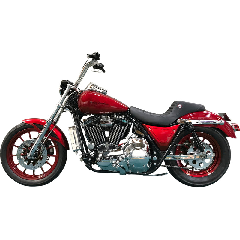 Ultracool Side Mount Oil Cooler With Fan Kit Chrome FXR Touring - SMT-1C For Harley Motorcycles 1984-2008