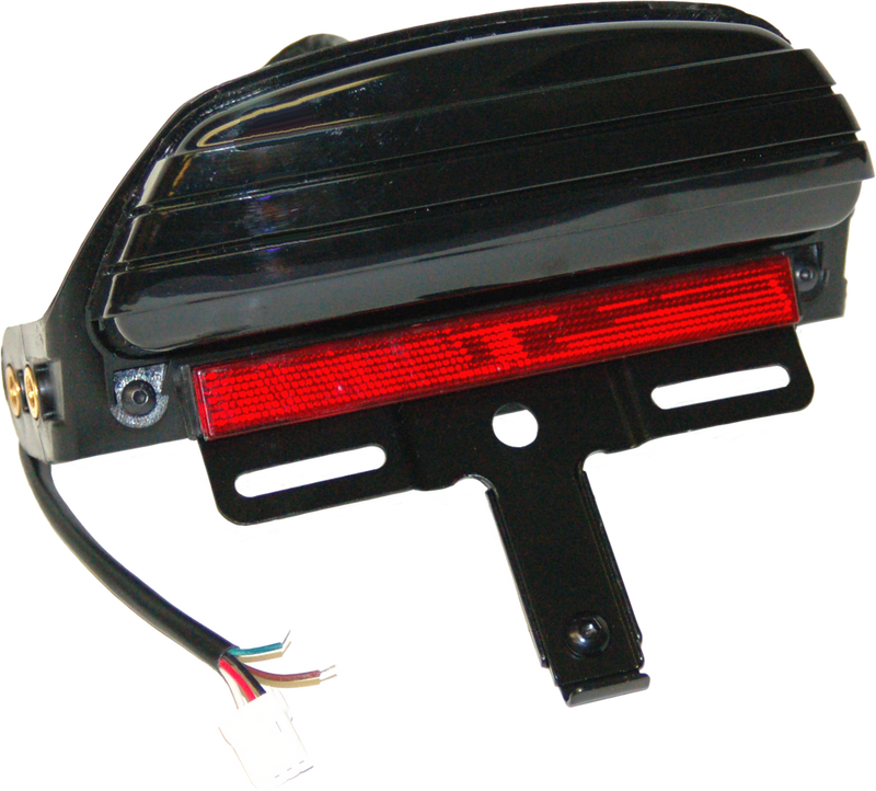 Letric Lighting Co LLC-DTL-RS Dyna LED Tailight RED Lense For Harley Fat Bob 2008-2013