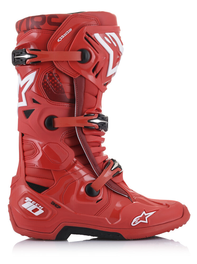 Alpinestars 482-12110 2010020-30-10 TECH 10 BOOTS RED SZ 10