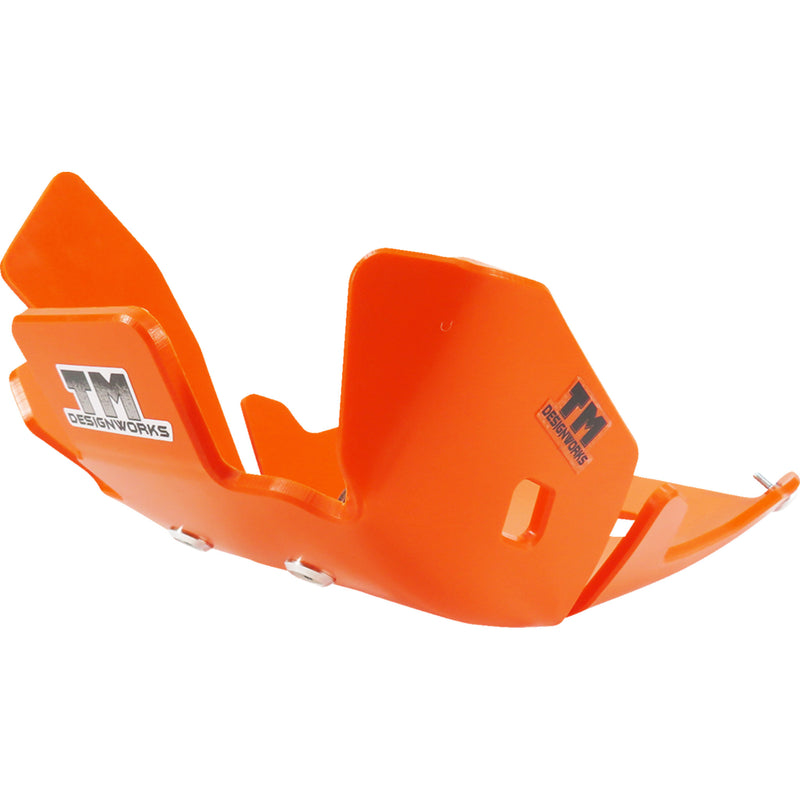 T.m. Designworks Skid Plate - KTMC-258-OR For KTM Dirt Bikes 2023-2025 | Gas Gas 250 / 300 2024-2025