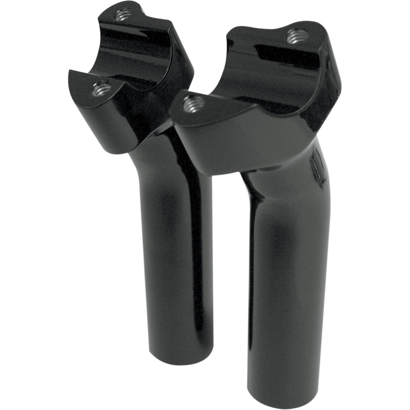 DRAG SPECIALTIES 0602-0352 Buffalo Billet Aluminum Handlebar Risers 5-1/2" - black
