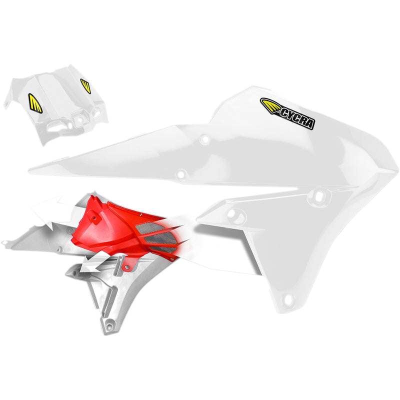 Cycra Powerflow Radiator Shroud - 1CYC-1782-42 Yamaha Dirt Bikes 2014-2019