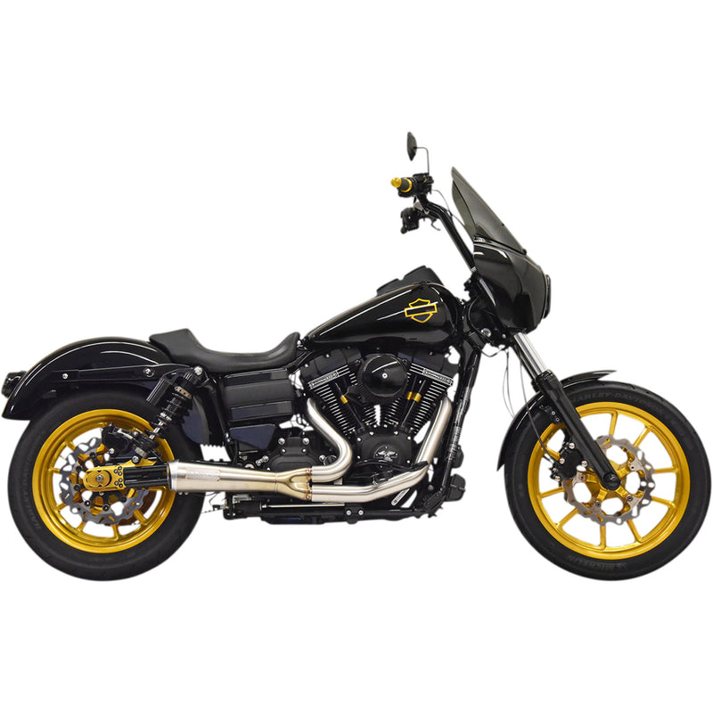 Bassani Xhaust 2-Into-1 Exhaust System - 1D6SS For Harley Dyna 2006-2017