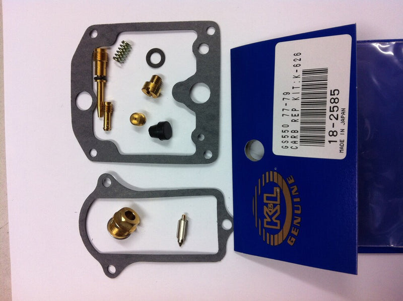 K&l Supply Carburetor Repair Kit - 18-2585 Suzuki 550 / 550E 1977-1978