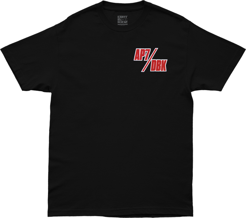 Dbk 325-00045L ATAP-HOLESHOT-L AP7 HOLESHOT TEE BLACK LG