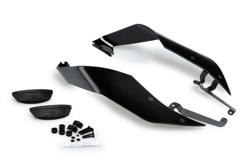 Puig Hi-tech Parts 561-21223BK 21223N RACE SIDE SPOILERS BLACK YAM