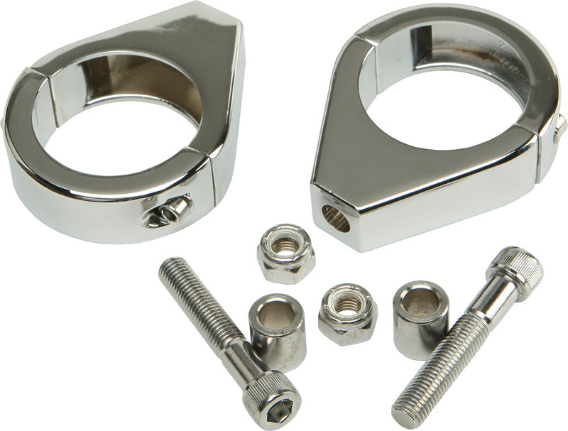 Harddrive 820-51706 41-033A TURNSIGNAL CLAMPS 39MM PR CHROME