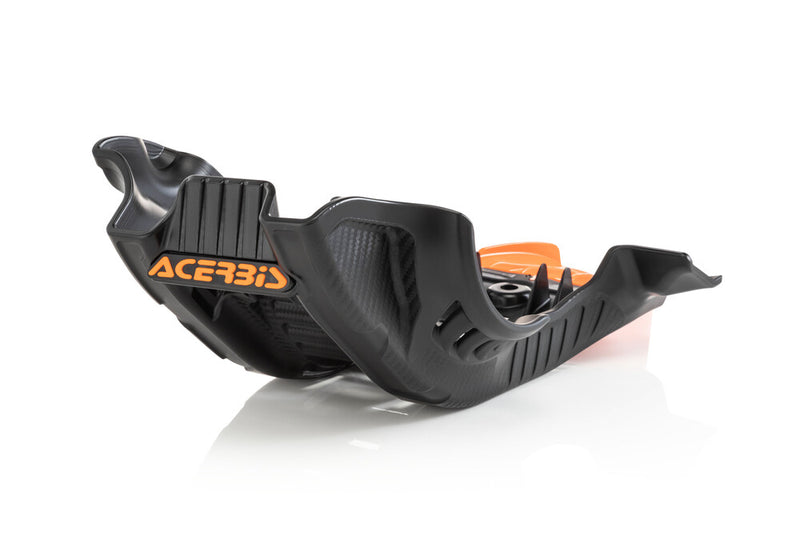 Acerbis Skid Plate Black Orange - 2791685229 KTM XC-F 250 / XC-F 350 2019-2022