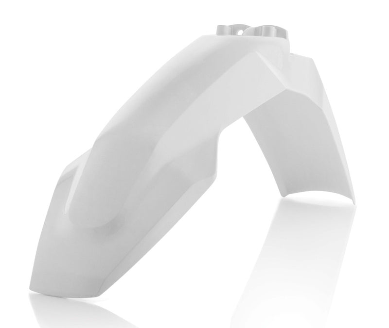 Acerbis Front Fender White - 2462590002 Husqvarna Dirt Bikes 2016-2023