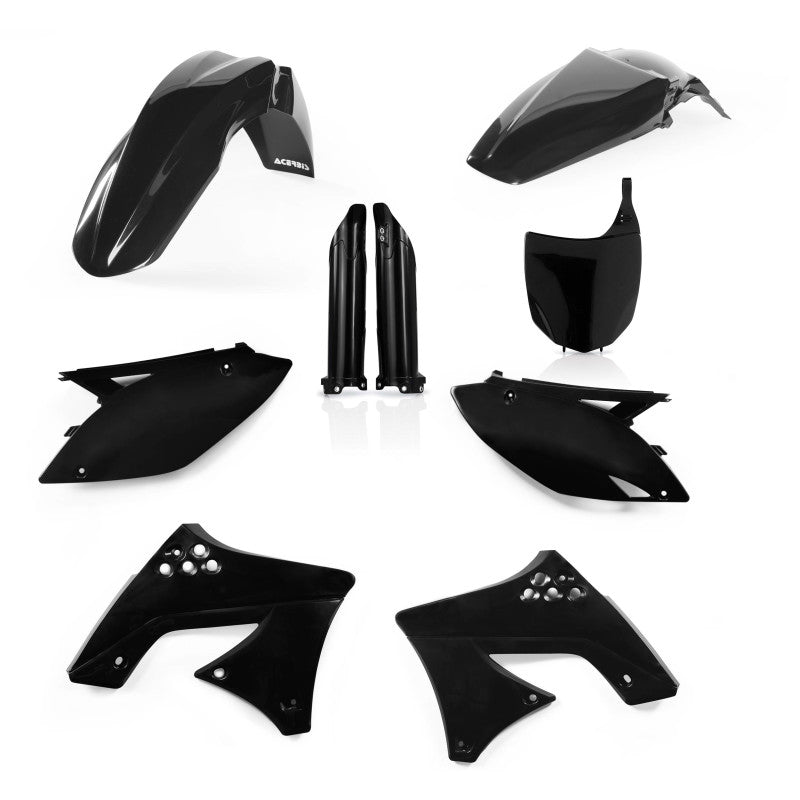 Acerbis 2198050001 09-12 Kawasaki KX250F Full Plastic Kit - Black - Photo - Primary