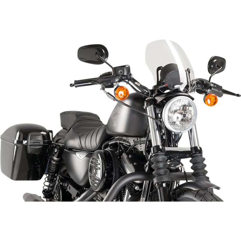 Puig Hi-Tech Parts New Generation Windshield - 9283W For Harley Sportster 2008-2021
