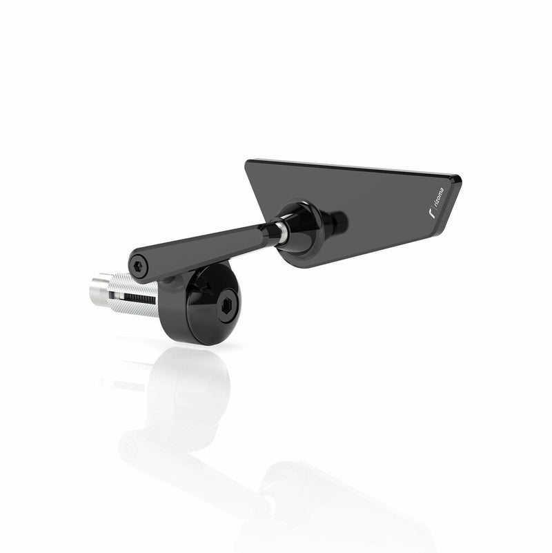 Rizoma 58-BS296B BS296B CUT EDGE BAR END MIRROR UNIVERSAL LEFT BLACK EA