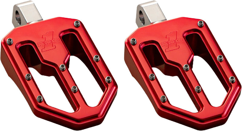 Pro One 812-55002 500751R PRO PEG MOTO V1 RED ANAODIZE