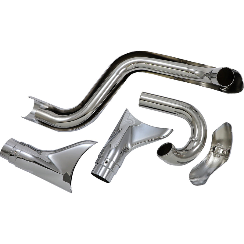 Cobra Bad Hombre Duals 2-Into-2 Exhaust System - 6987 For Harley Softail 1997-2006