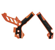 Acerbis 2374251008 11-15 KTM SX125/150/SX250/XC/SX-F/XC-F/ Exc/xc-w/xcf-w Frame Guards- X-grip - 16 Org/black - Photo - Primary
