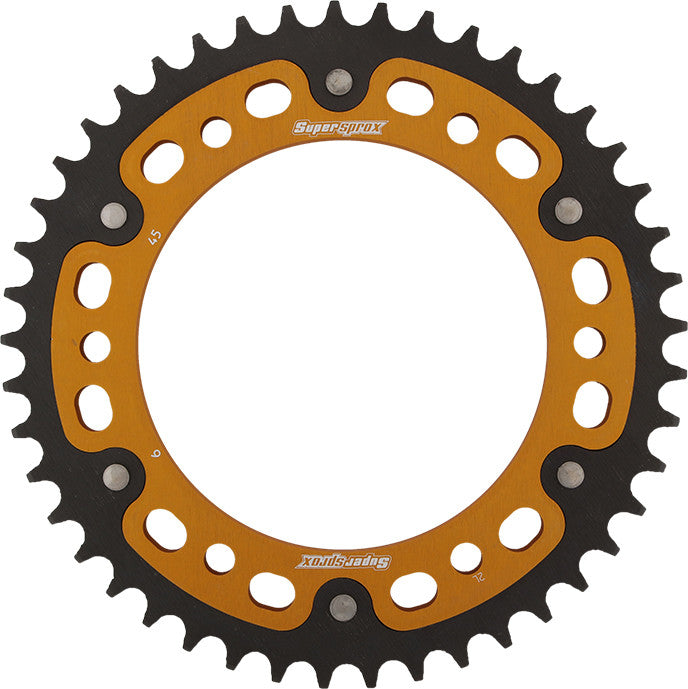 Supersprox Rear Stealth Sprocket Aluminum Steel 45T-525 GLD - RST-6-45-GLD BMW F800GS / F800R / F700GS / F800GS Adventure 2008-2016