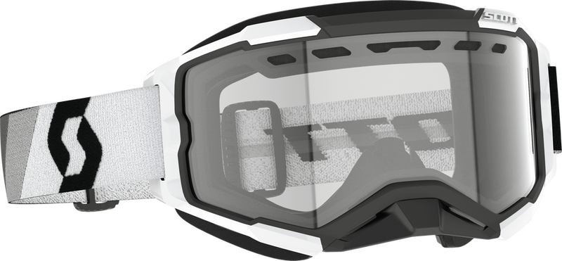 Scott 51-5659 278605-7702043 FURY SNOWCROSS GOGGLE PREMIUM BLACK/WHITE CLEAR