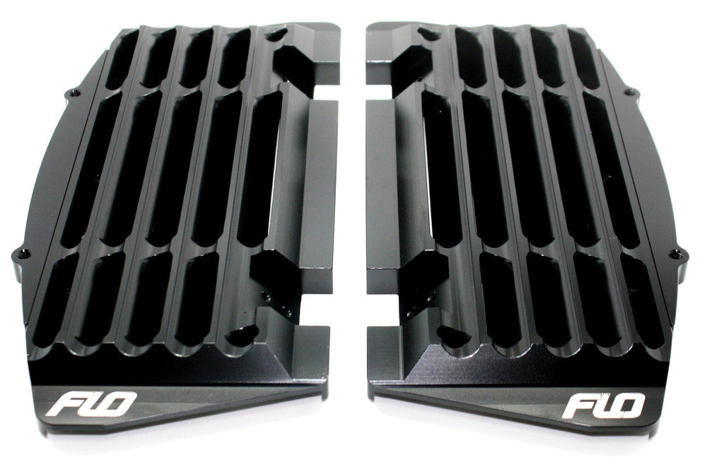 Flo Motorsports 122-8070 FLO750BLK HIGH FLOW RADIATOR BRACES BLACK