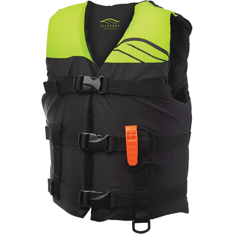SLIPPERY 3242-0069 Youth Hydro Vest black/neon yellow