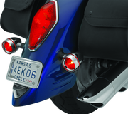 Kuryakyn 2269 Deep Dish Bezels With Red Lenses - User 1