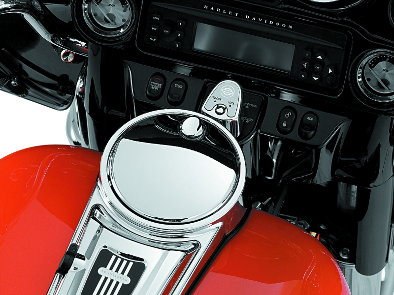 Kuryakyn 1467 Push-button Fuel Door Latch Chrome - User 1