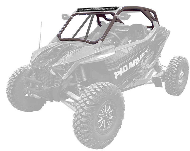 Pro Armor PRO R Cage With V Intrusion Titanium Matte Metallic - P2111C055TMM Polaris RZR 2022