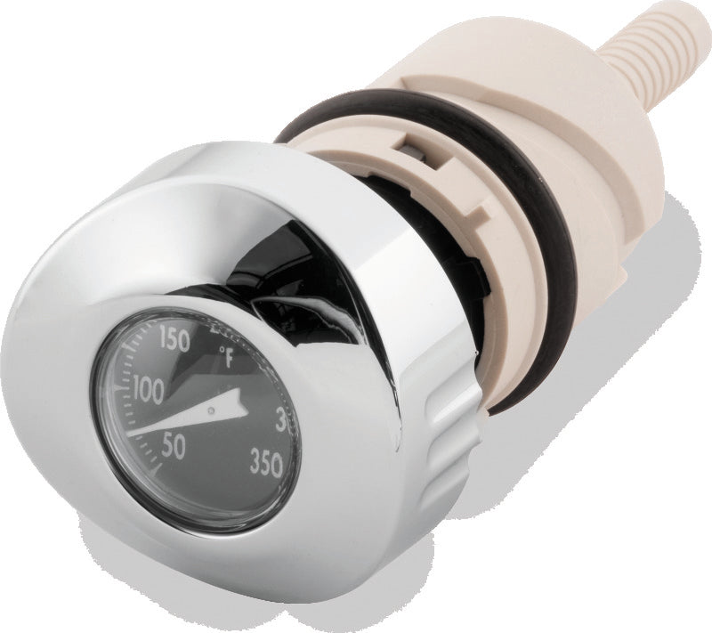 Bikers Choice 488794 04-Up Sportster Black Face Oil Temperature Gauge Dipstick - Photo - Primary