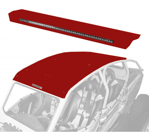 Pro Armor Asylum Rear Wing With Lightbar Performance RED - P144R123PR Polaris RZR 2014-2022
